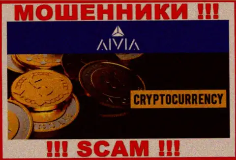Aivia, прокручивая делишки в сфере - Криптоторговля, обманывают своих доверчивых клиентов