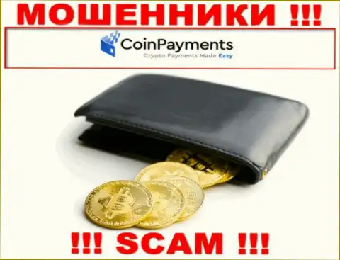 Будьте очень бдительны, род деятельности CoinPayments, Криптовалютный кошелек - это обман !