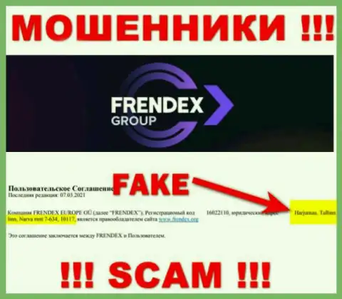 Адрес Френдекс Европа ОЮ - это стопудово обман, будьте осторожны, деньги им не доверяйте