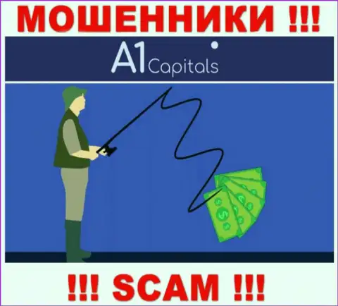 Не ведитесь на рассказы internet мошенников из компании A1Capitals Com, разведут на денежные средства и не заметите
