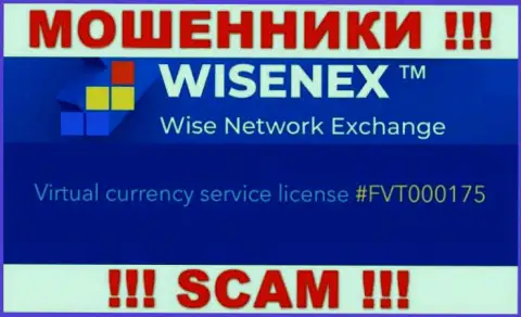 Будьте очень бдительны, зная номер лицензии на осуществление деятельности WisenEx с их ресурса, уберечься от неправомерных уловок не удастся - АФЕРИСТЫ !!!