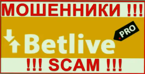 Лого МОШЕННИКА BetLive
