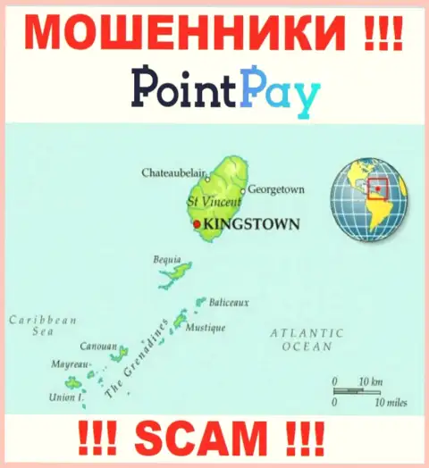 Поинт Пей - это интернет-мошенники, их место регистрации на территории Сент-Винсент и Гренадины