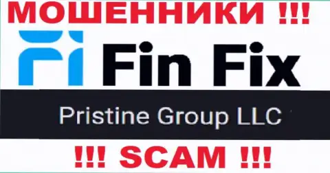 Юридическое лицо, которое управляет интернет-мошенниками FinFix World - это Pristine Group LLC