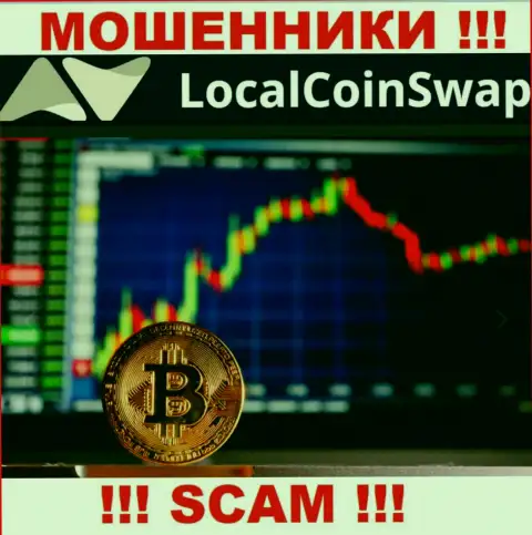 Не нужно доверять вклады LocalCoinSwap, так как их направление деятельности, Crypto trading, капкан