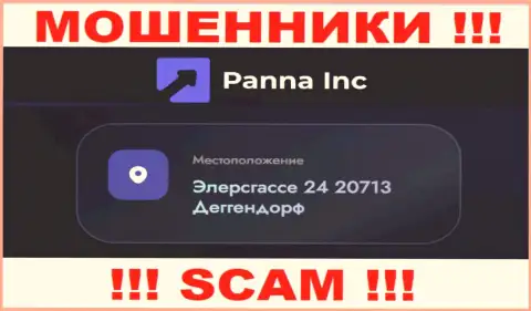 Адрес конторы ПаннаИнк Ком на официальном web-сервисе - фиктивный ! БУДЬТЕ КРАЙНЕ ВНИМАТЕЛЬНЫ !!!
