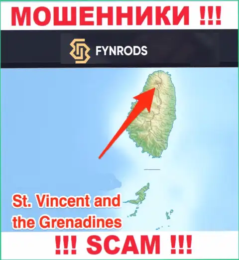 Fynrods Com - это РАЗВОДИЛЫ, которые зарегистрированы на территории - Saint Vincent and the Grenadines