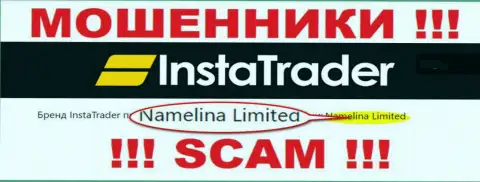 Namelina Limited - это руководство противоправно действующей конторы InstaTrader