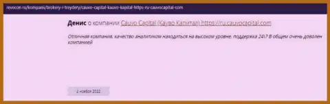 Организация Cauvo Capital описана в публикации на сайте ревокон ру