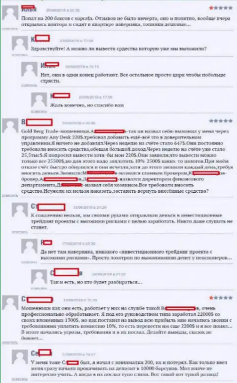 Отзывы трейдеров ФОРЕКС брокерской компании Супра ФН, оставленные ими на веб-портале boexpert ru